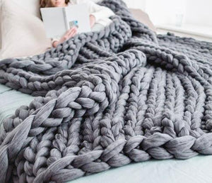 Chunky Knit Blanket