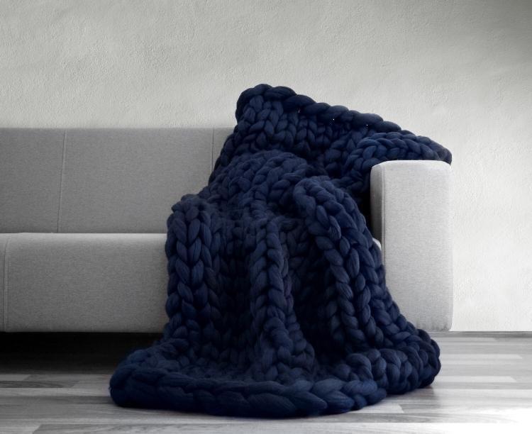 Chunky Knit Blanket