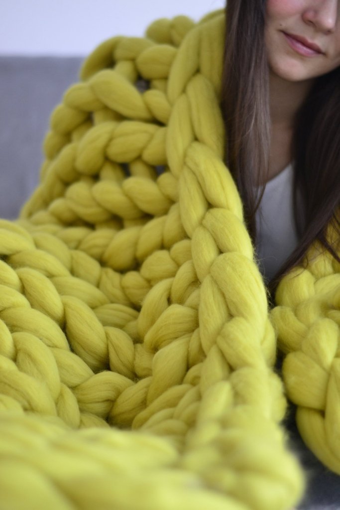 Chunky Knit Blanket