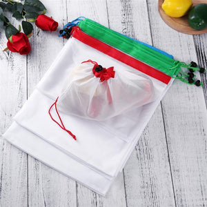 Zero-Waste Reusable Produce Bags - 12pcs