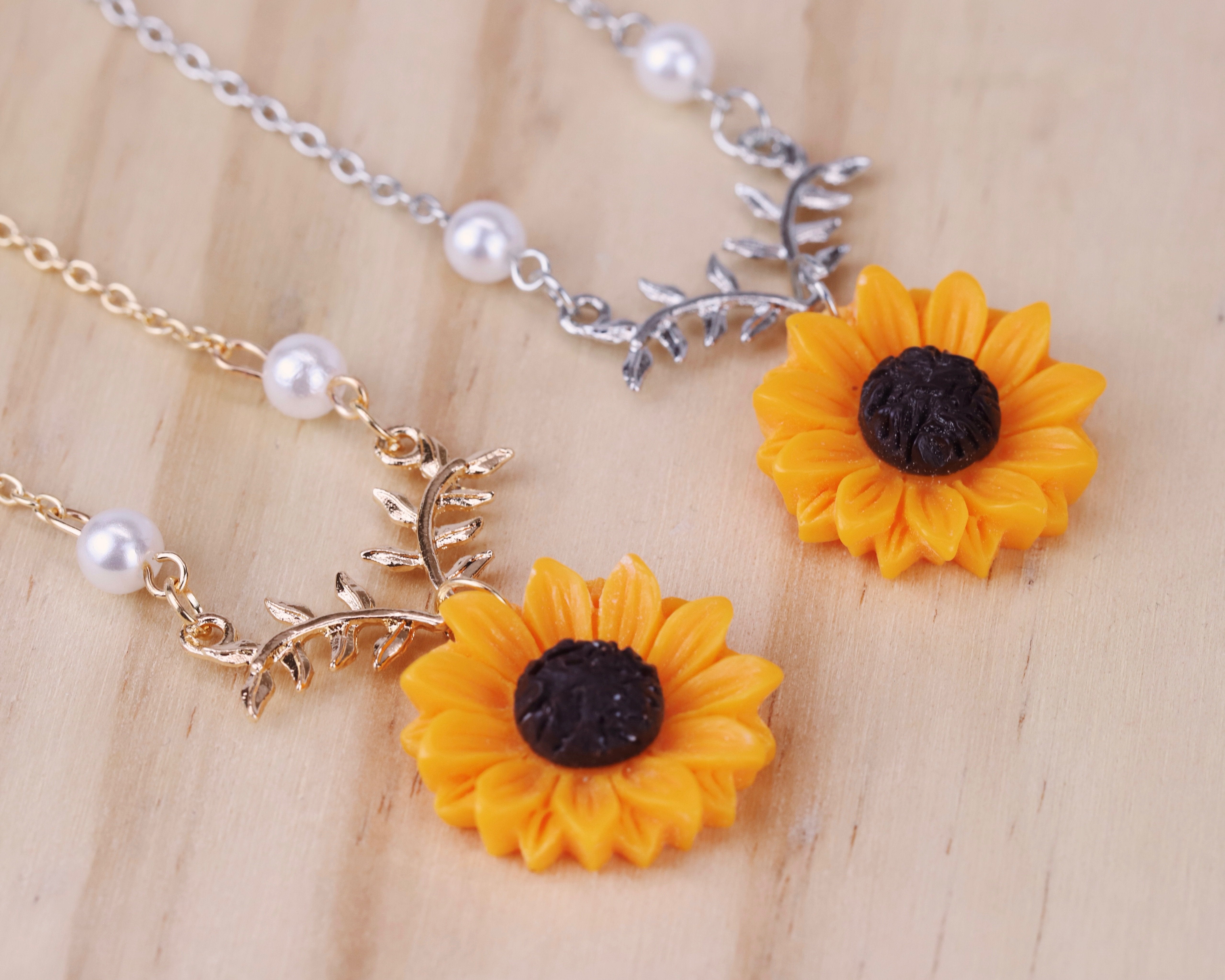 Sunflower Necklace