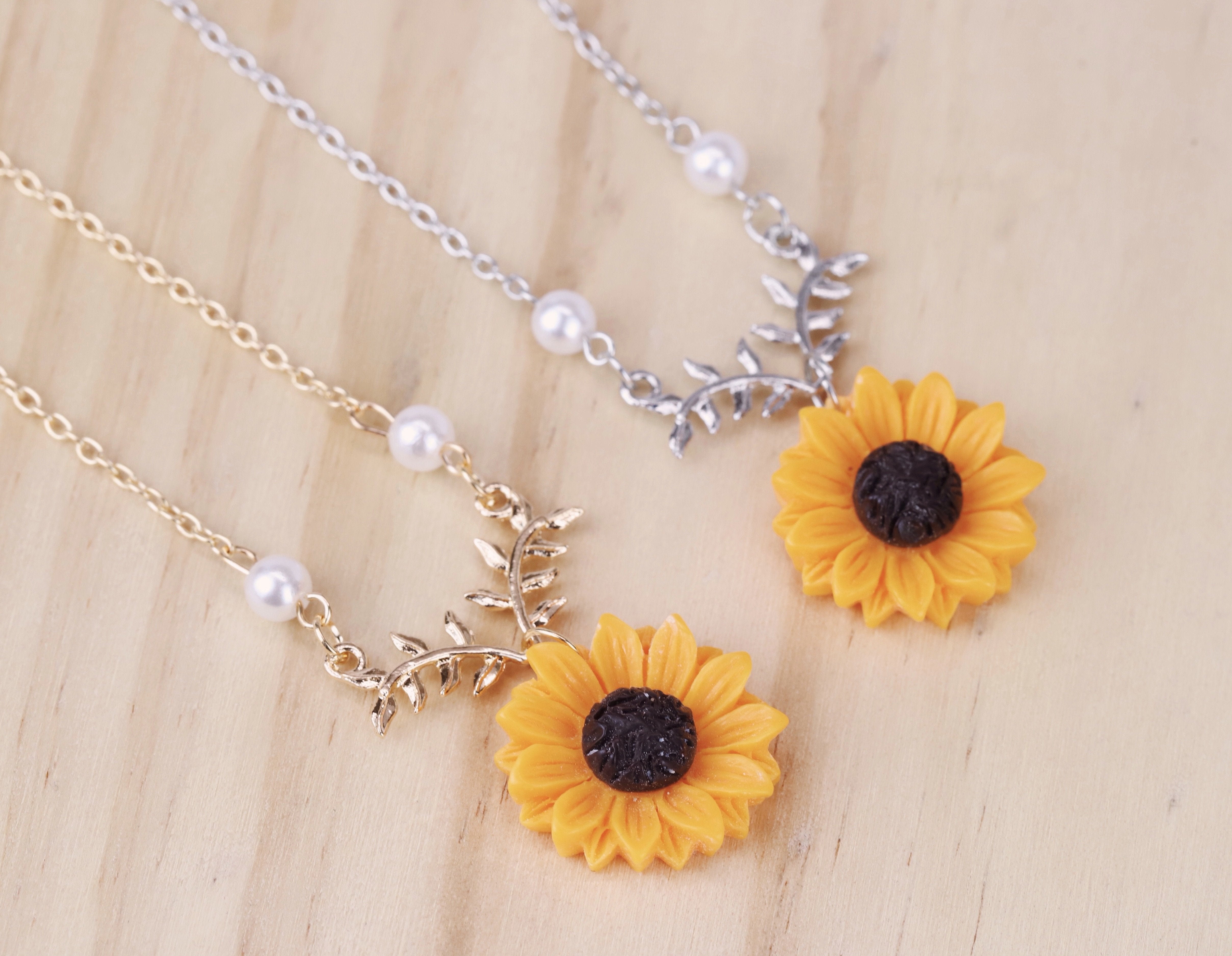 Sunflower Necklace