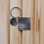 Personalized Calendar Keychain