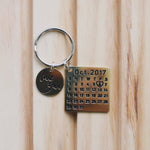 Personalized Calendar Keychain