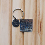 Personalized Calendar Keychain