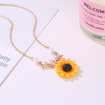 Sunflower Necklace