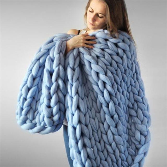 Chunky Knit Blanket