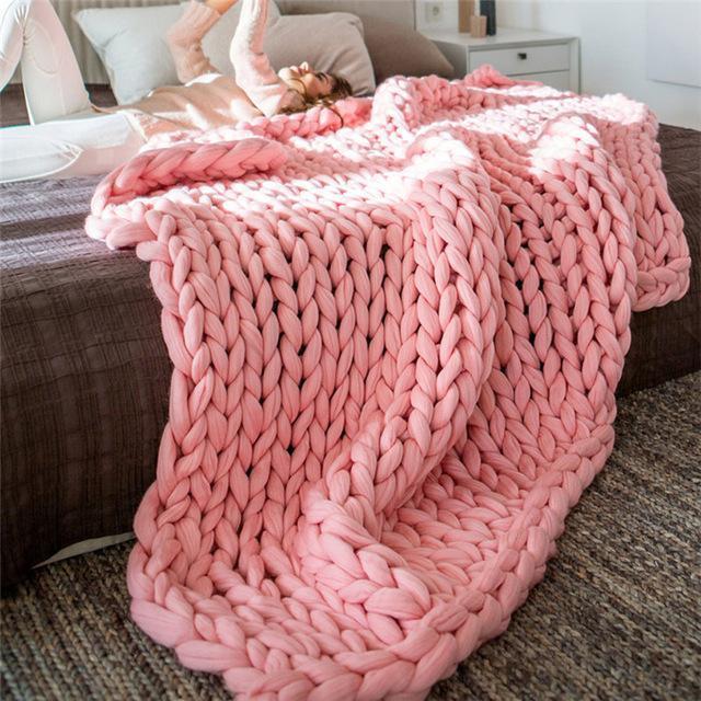 Chunky Knit Blanket